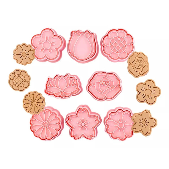 8 Cortador Galletas De Flores Cortadores Galletas Moldes Flores Moldes Galletas Cortadores De Galletas Moldes De Galletas Moldes Reposteria Moldes De Reposteria Flores Pasteleriacl