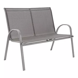 Naterial Banco De 2 Plazas 91x69cm Sillón Para Terraza Y Jardín Color Beige