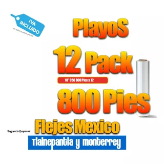 Caja De Playo Emplaye 12 Pack De 18 X C50 800 Pies 