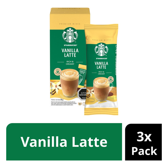 Café Starbucks® Vanilla Latte X3 Cajas