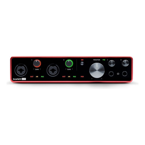 Interfaz de audio Focusrite Scarlett 8i6 100V/240V 3.ª  gen