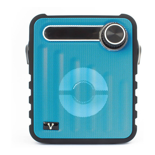 Bocina Portatil Recargable Vorago Bsp-200 Bluetooth 3.5mm /v Color Azul