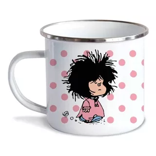 Taza Mafalda Pijama De Peltre (10oz=300ml)