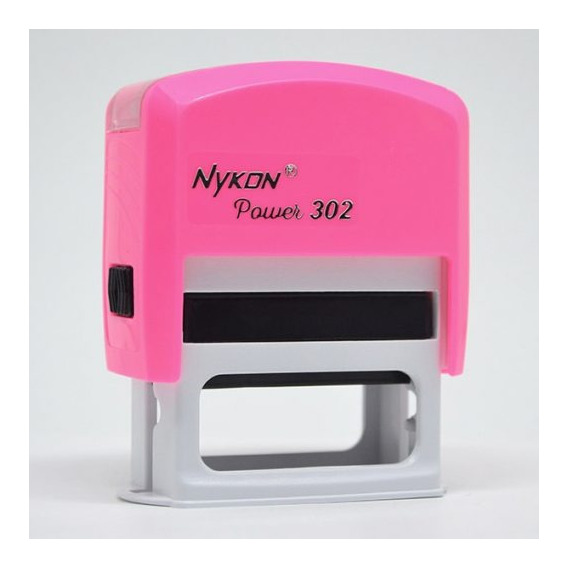 Sello Personalizado Automático Nykon 302 Incluye Texto