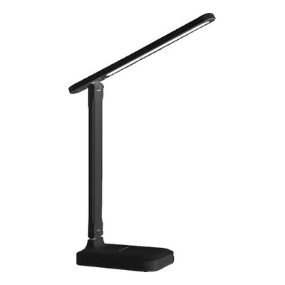 Velador De Mesa Escritorio Led Sumerry Negro 5w Moderno Cie