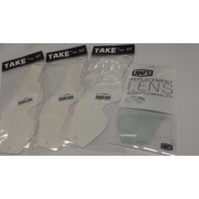 Lente Oculos 100% Anti-embaçante Clear Com 3 Kits Tear Off
