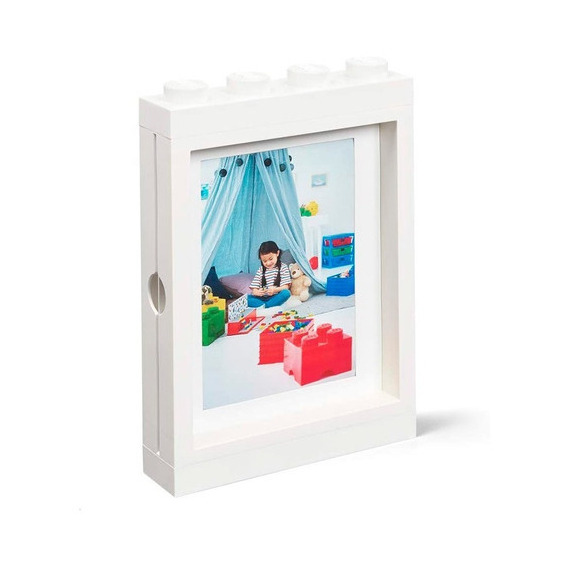 Porta Retrato Lego Picture Frame Para Pared Color Blanco