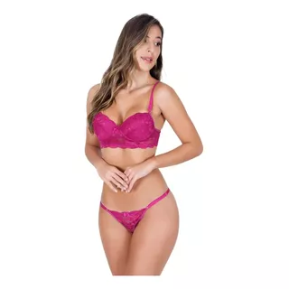 Lenceria Kit 5 Conjuntos Renda Lingerie Mujer