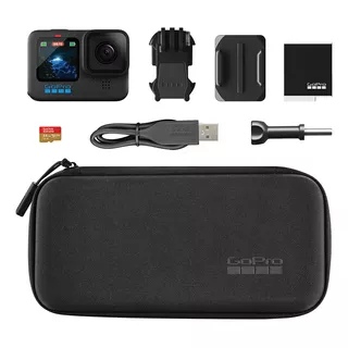 Cámara Gopro Hero 12black 5.3k Estabilizador + Memoria 64gb Color Negro