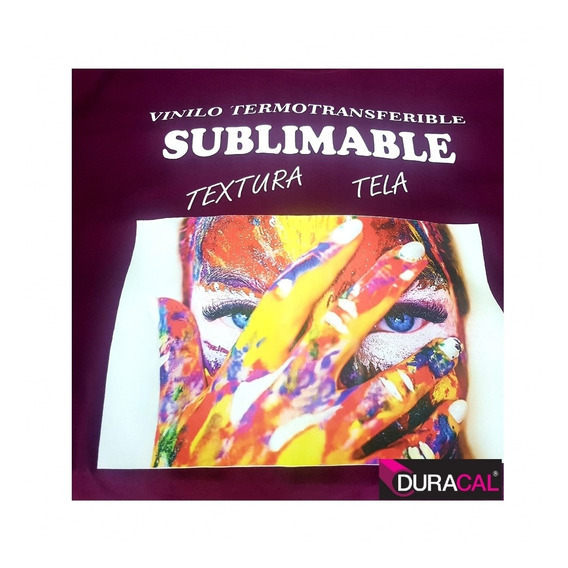 Vinilo Termotransf. Textil Sublimable 1.00x0.44 Duracal 