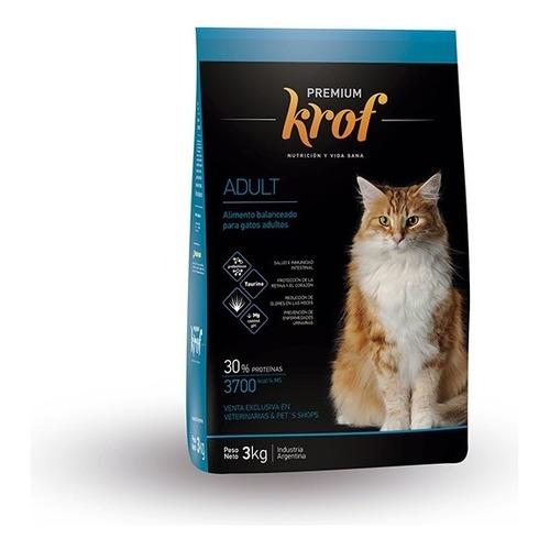 Krof Gato Adulto X 3kg - Vetgaray