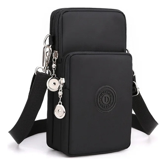 Bolso Billetera Porta Celular Manos Libres Cartera