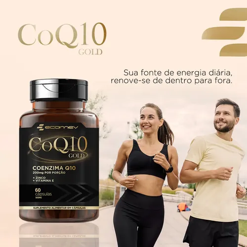 Coenzima Q10 200mg Coq10 + Nac Acetilcisteina 600mg 120cáps Sabor