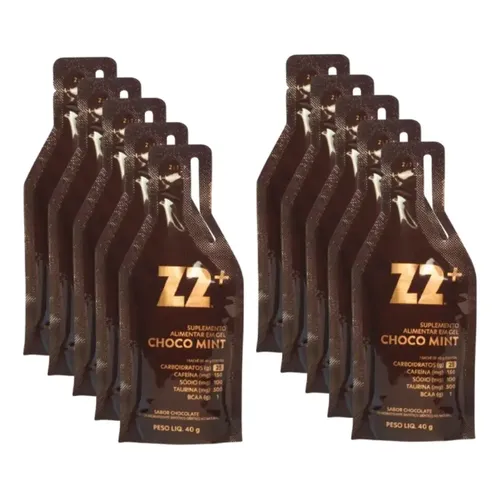 Energy Gel Z2+ 25g Carbo Choco Mint Z2 Foods (10 Un 40g
