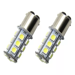 2 Focos Led 18 Hiper Led's Con Estrobo 2 Polos Faro Cuarto