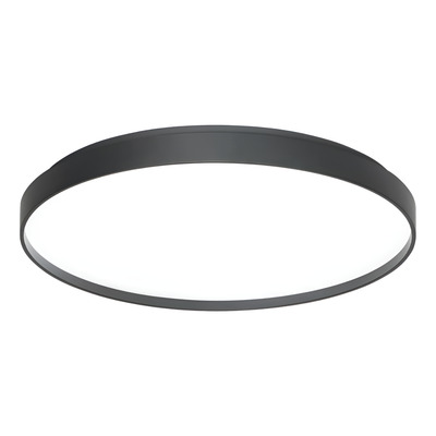 Plafon Led York Negro Control Remoto 45w Moderno Lk