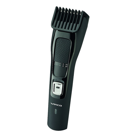 Maquina Inalambrica De Cortar Pelo Barba Patilla Winco W-823 Color Negro