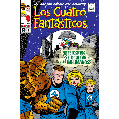 Bibm36 Cuatro Fantasticos 9 1965-66, De Jack Kirby. Editorial Panini Comics En Español