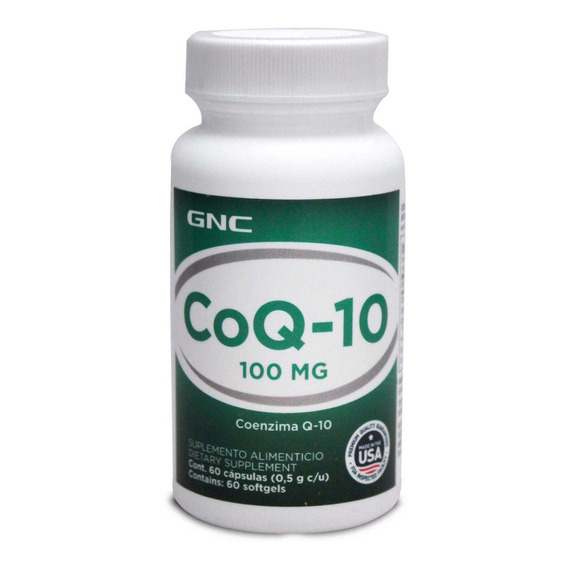 Gnc Vitaminas Coenzima Q-10 100 Mg Cápsulas