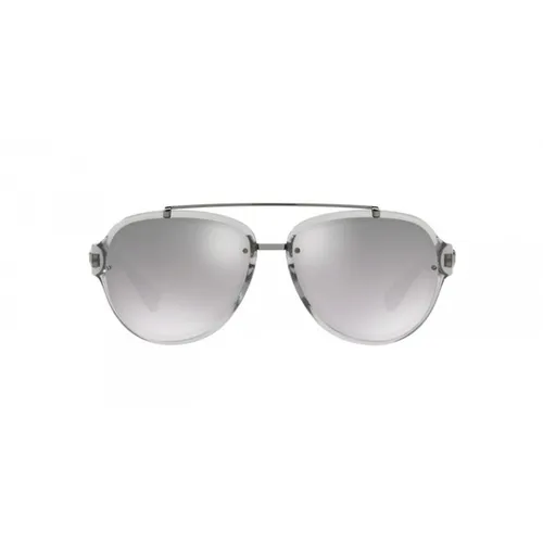 Lentes Versace Ve4327 52066v Gris Aviador Hombre Original