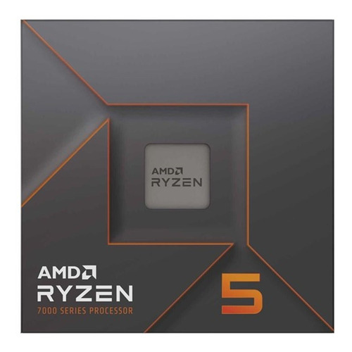 Procesador gamer AMD Ryzen 5 7600X 100-100000593WOF  de 6 núcleos y  5.3GHz de frecuencia con gráfica integrada