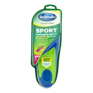 Palmilha Reduz Impacto Para Esporte 35 A 39 Dr Scholls Cor Azul Tamanho Da Palmilha De 35 - 39