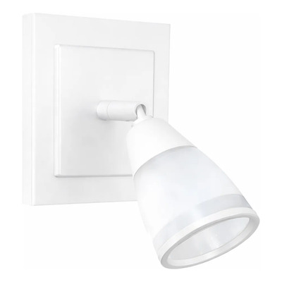 Aplique 1 Luz Ancona Cabezal Movil Apto Led G9 Blanco Blanco Interior