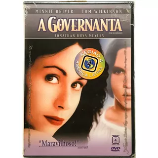 Dvd A Governanta - Minnie Driver - Original Lacrado