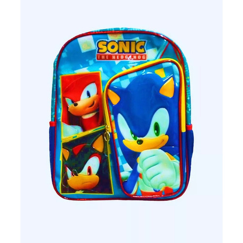 Mochila Escolar Grande Primaria Ruz Sonic 174846 Coleccion Square Color Azul