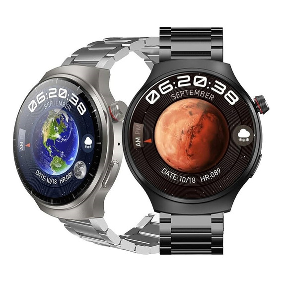 Smartwatch Hw6 Max Pantalla Amoled 1.52  Triple Correa 2024