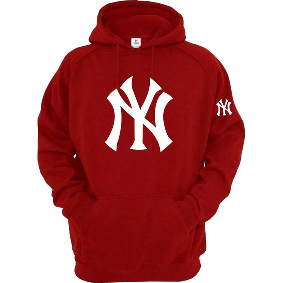 Sudadera Yankees De Nueva York Con Gorro Y Cangurera