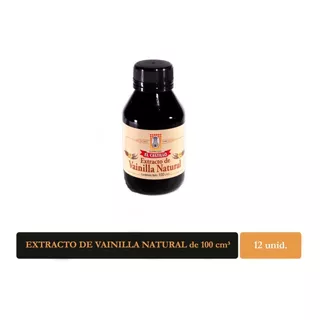 Extracto Natural De Vainilla El Castillo Pack 12 Unid 100cc