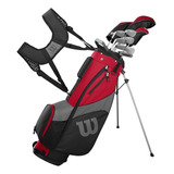 Set Completo Hombre Palos Golf Wilson Profile Xd Color Negro Con Rojo Y Gris