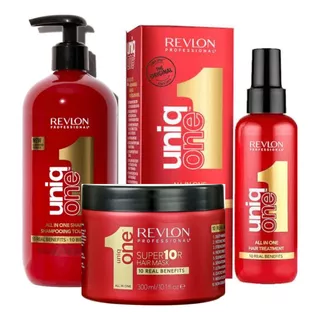Uniq One Revlon Leave 150ml + Shampoo 490ml + Mascara 300ml