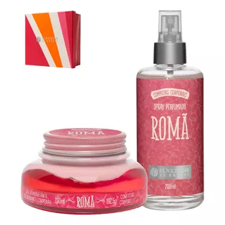 Combo Presente Feminino Perfume Romã L´occitane Au Brésil