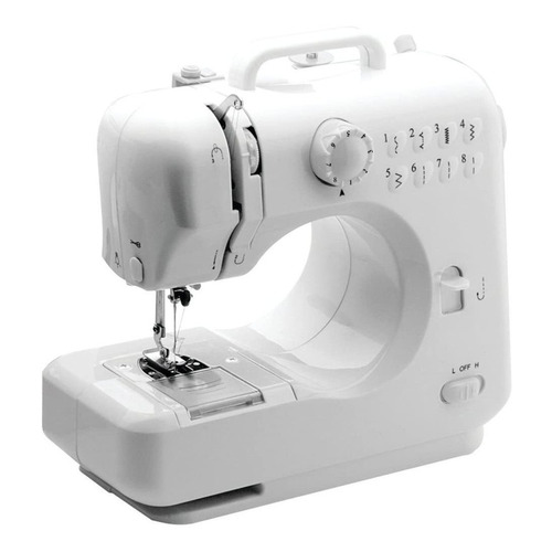 Máquina de coser Michley Lil' Sew & Sew LSS-505 portable blanca