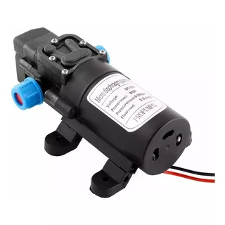 Bomba D'agua Alta Pressão 12v 80w 130psi 60 Metros