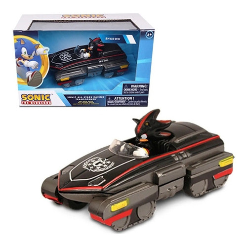 Sonic All Stars Racing Transformed Shadow Pull Back Replay Color Negro