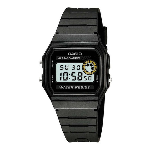Reloj negro cuadrado digital vintage Casio para hombre
