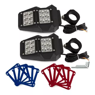 Espejos Laterales Luz Led Razor Rzr Can Am Maverick Atv Utv