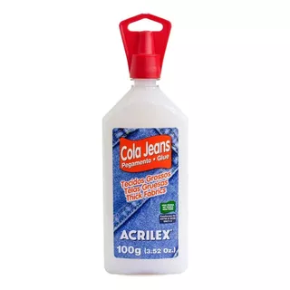 Cola Jeans Acrilex 100g Tecidos Grossos Resistente Água