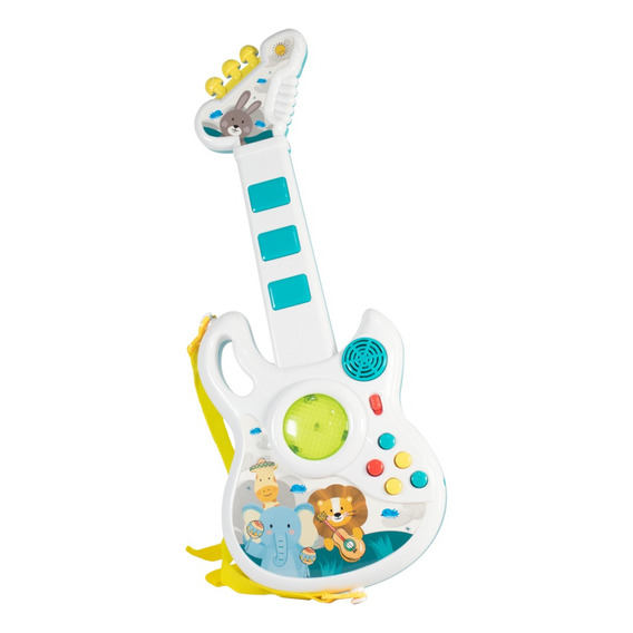 Guitarra Musical Para Bebés Con Luces Y Sonidos