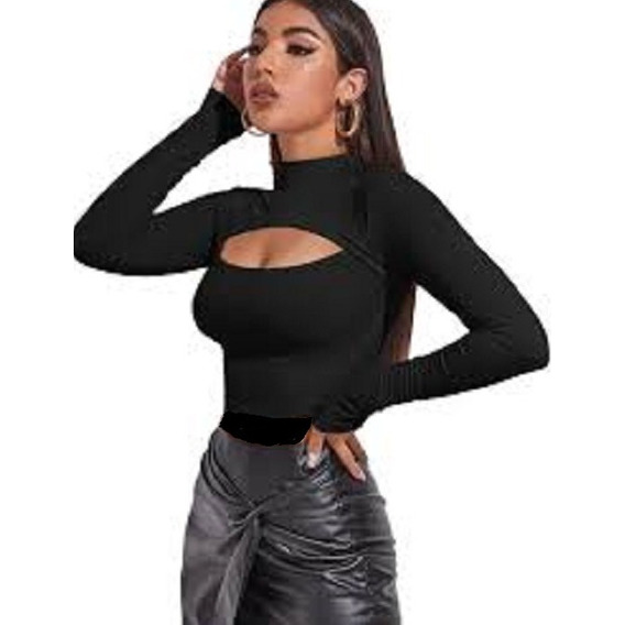 Body Blusa Camisa Buso Bodie Top Cuello Camiseta Bodi Sexi V