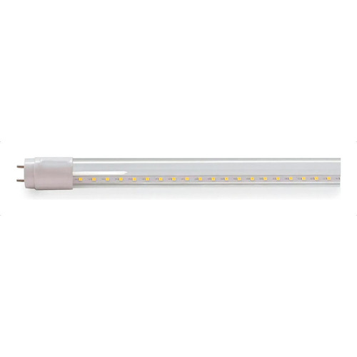 10 Pack Tubo Led T8 120cm Cuerpo Vidrio Transparente Opalino Color Transparente, Luz Fria, Conexión 2 Lados