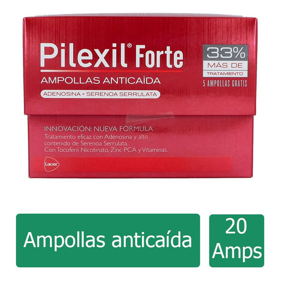Pilexil Forte Caja Con 20 Ampolletas