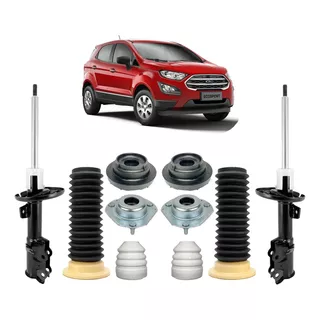 Par Amortecedor + Kits Dianteiro Ford Nova Ecosport 13 / 21