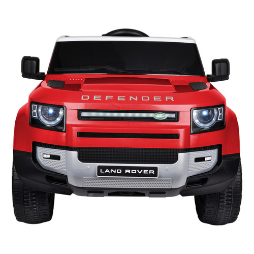 Auto Camioneta Land Rover Defender A Batería P/niños 12 V. Color Rojo