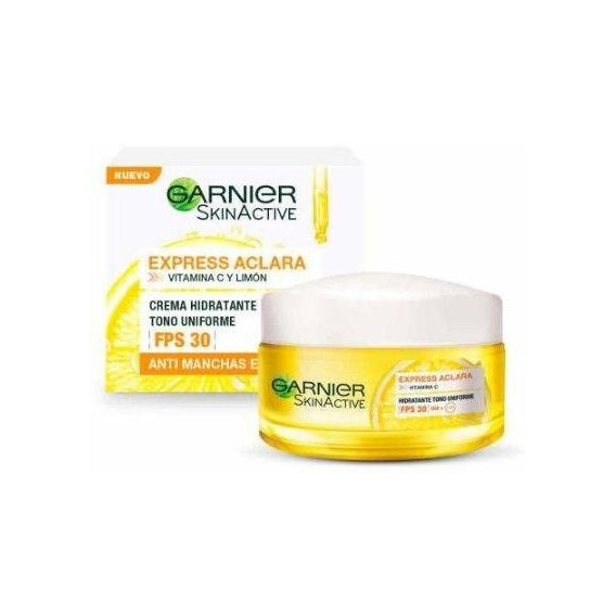 Crema Express Aclara Garnier - Fps 30 Y Vitaminca C