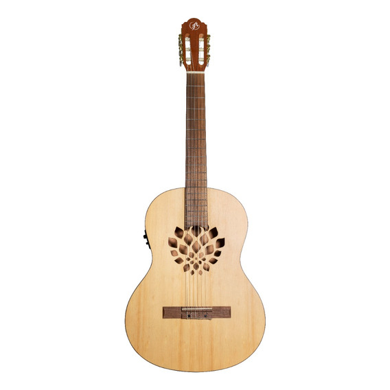 Guitarra Electrocriolla Bamboo Gci 39 Pro Slim Con Eq Funda
