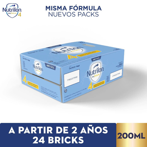 Nutrilon 4 Profutura - 2 Años En Adelante Brick 200ml X 24un